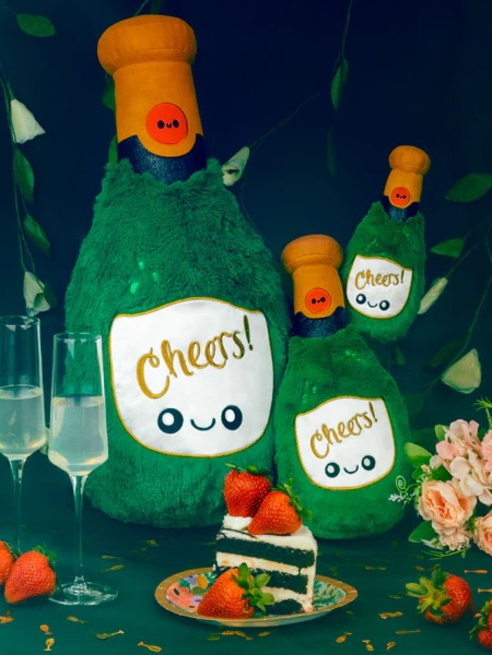 Squishable Boozy Buds Champagne Bottle
